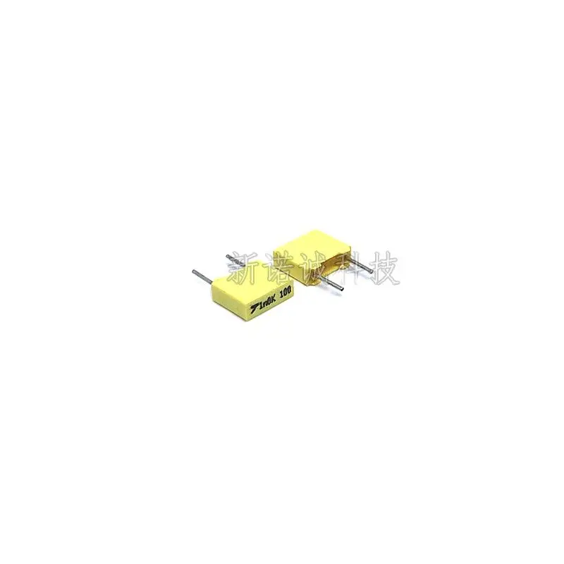 50 шт./новый оригинальный импортный конденсатор с корректирующей пленкой 100V 102 0.001МКФ 1000PF 1n0K100, расстояние между ножками 5