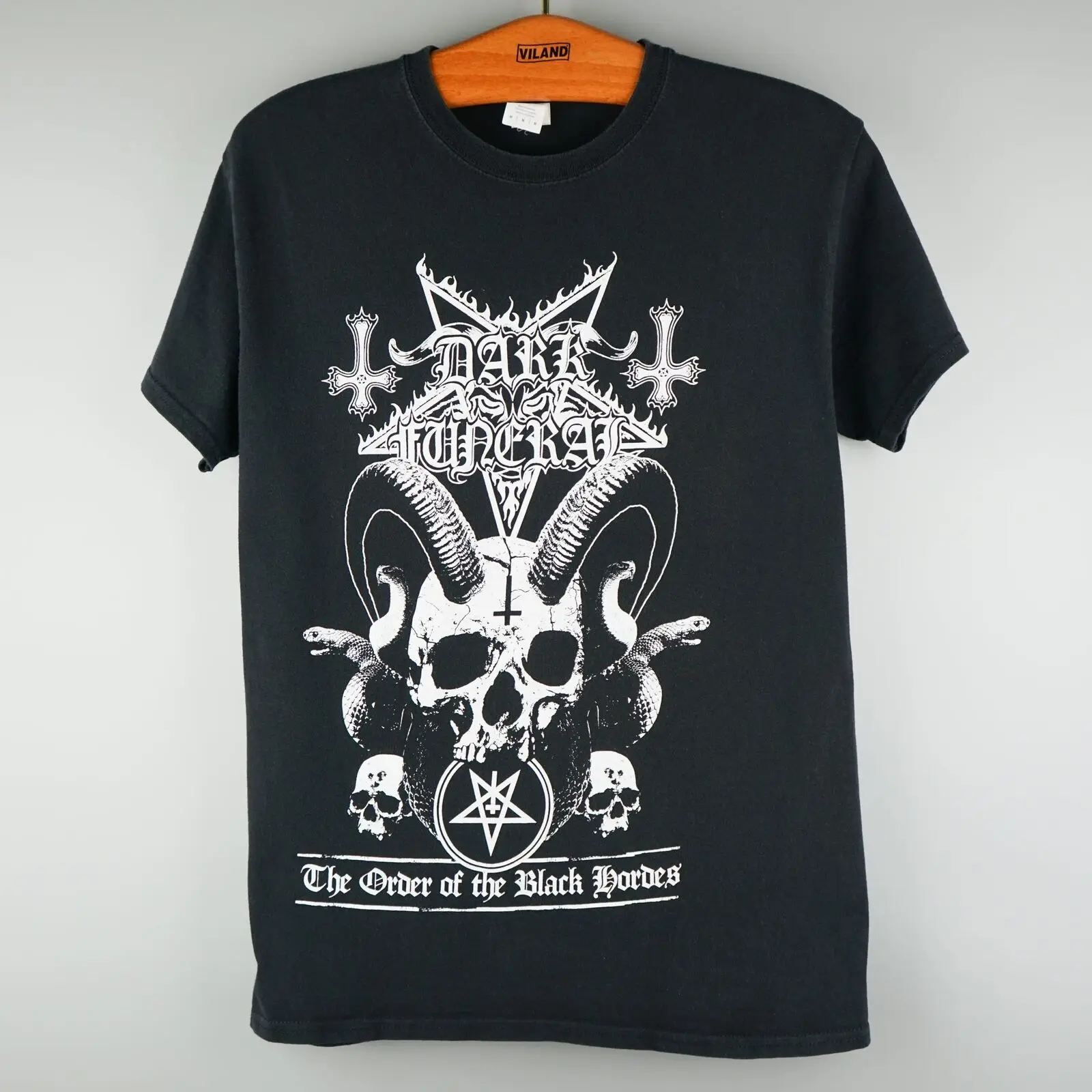 Винтажная футболка 2019 Dark Funeral Concert с длинными рукавами из Черного Металла