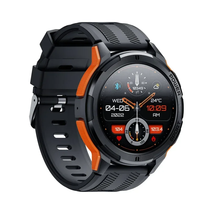 Новые Смарт-часы C25 для Мужчин Smartwatch Bluetooth Call Монитор Сердечного Ритма 1,43 Дюйма HD 466*466 Экран 100 + Спортивный Голосовой Помощник