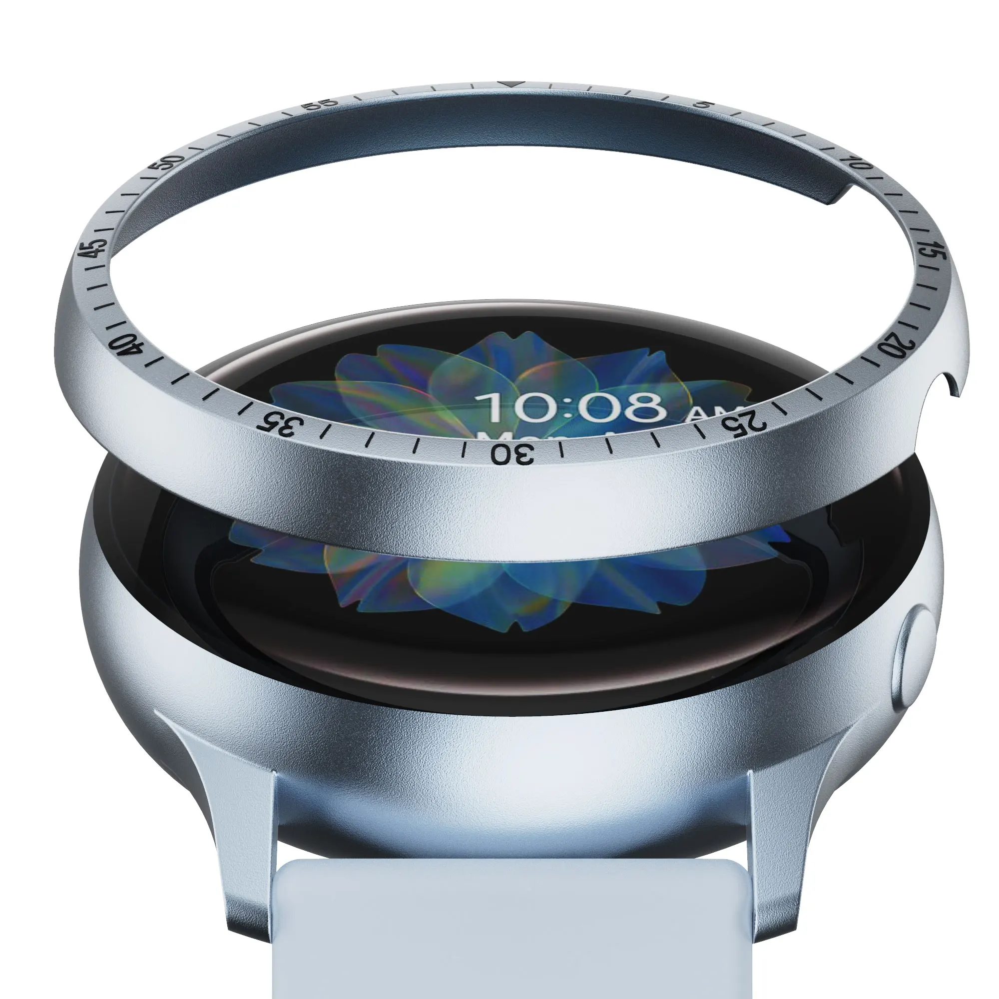 Безель со шкалой для Samsung Galaxy Watch Active 2 40 мм/44 мм Защитная крышка спортивного металлического бампера Аксессуары