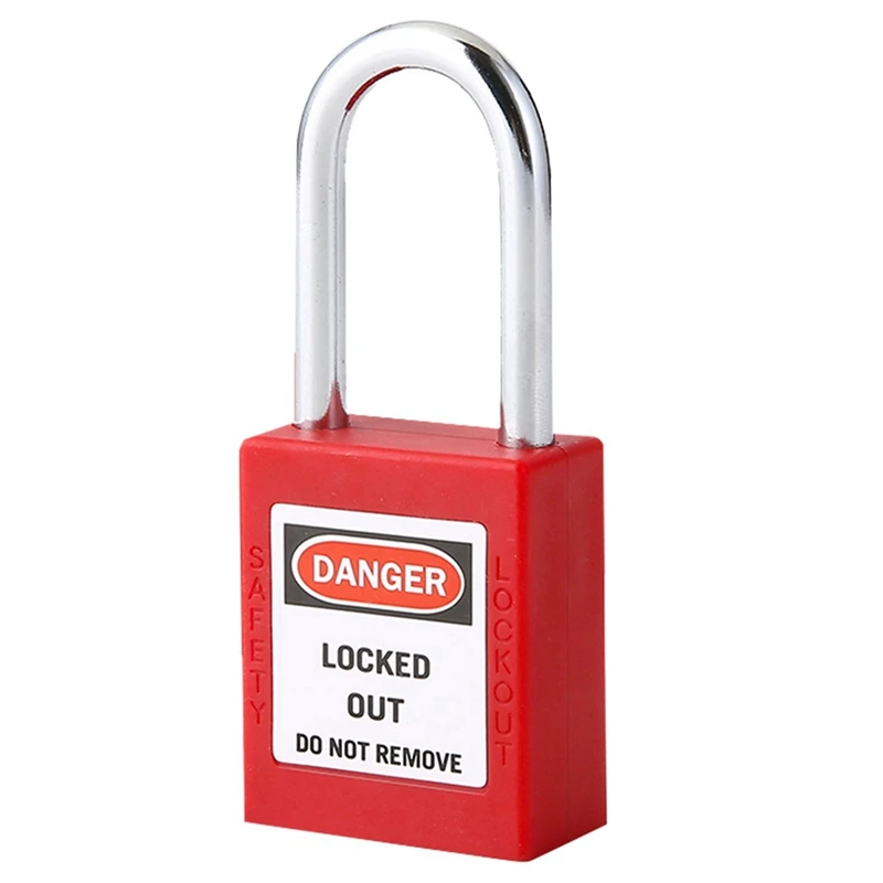 10 шт. компл. Lockout Tagout Lock Безопасные Навесные Замки Для Станций И Устройств Lockout Tag Out