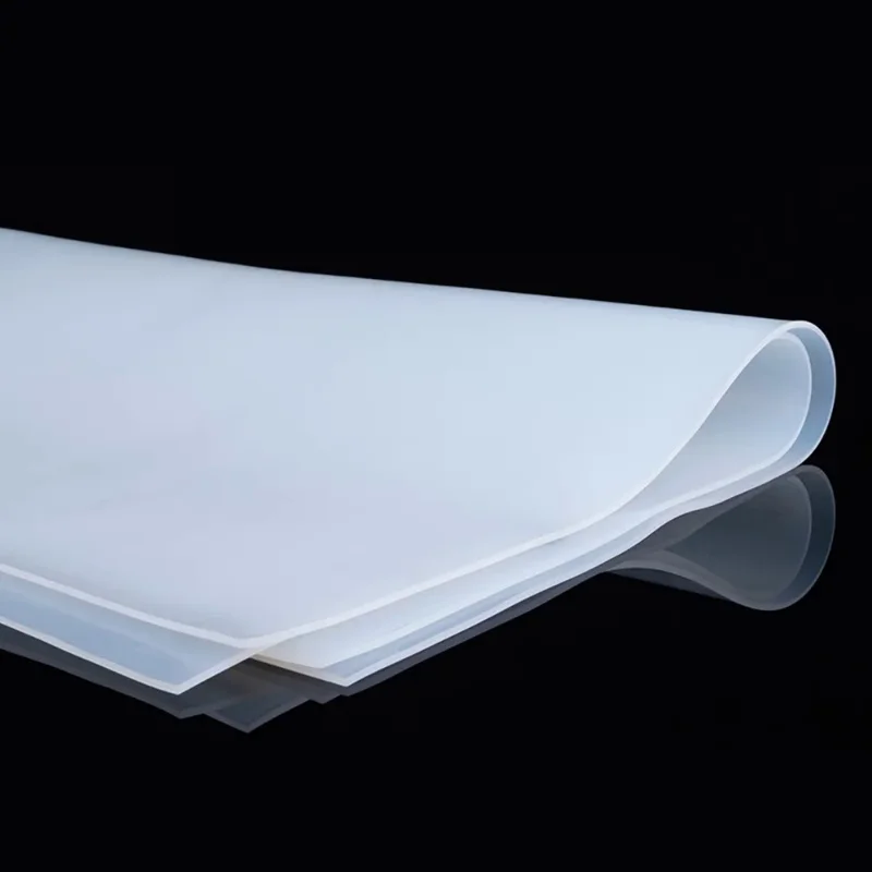 листовая пластина из силиконовой резины толщиной от 1 мм до 4 мм Черно-красная полупрозрачная силиконовая прокладка с высокой термостойкостью 500x500mm