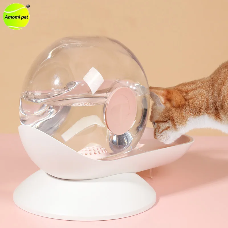 Автоматическая поилка для кошек в виде фонтанчика с милыми улитками, Диспенсер для питья домашних кошек, 2,8 л, поилка для кошек большой емкости