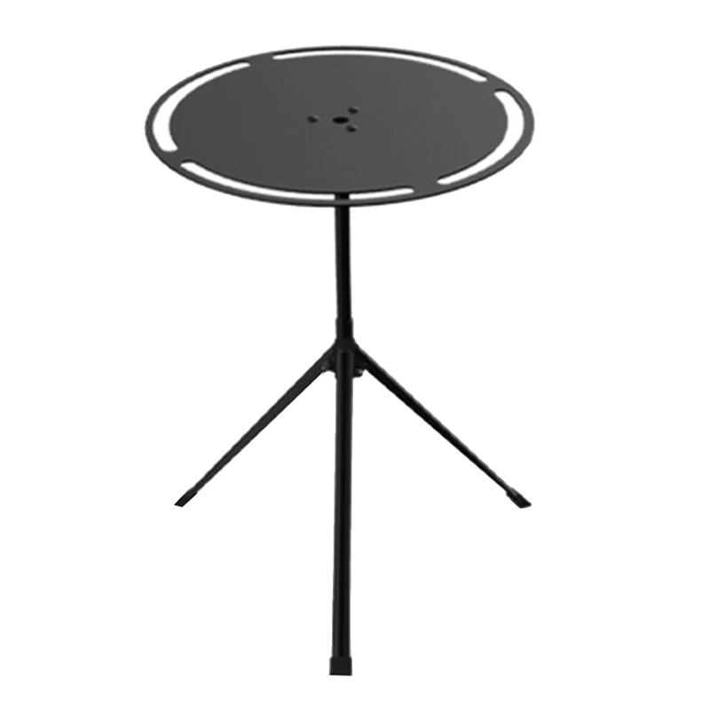 1 комплект Складного круглого стола для кемпинга, Самодвижущегося туристического снаряжения, стола для принадлежностей, переносного подъемного стола