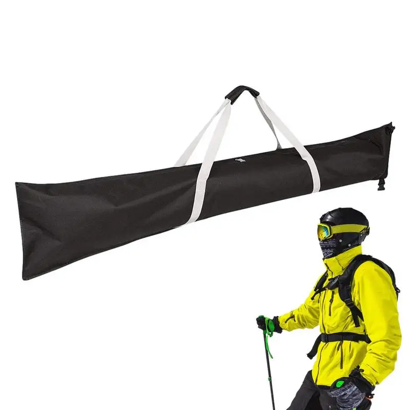 Лыжная сумка Сноубордическая сумка для лыжных путешествий Водонепроницаемая переносная лыжная сумка для снега Регулируемая ручка для путешествий и катания на лыжах