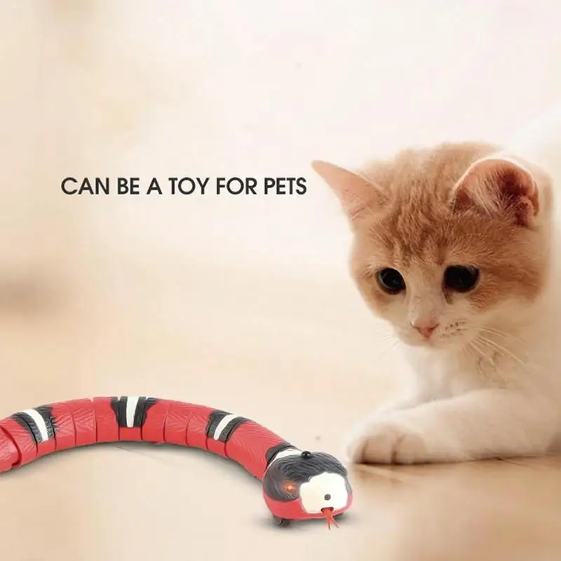 Автоматические игрушки для кошек, Интерактивная игрушка Eletronic Snake, Умные игрушки для дразнения Змей, игрушки для кошек, собак, Игрушки для котенка, Аксессуары для домашних животных