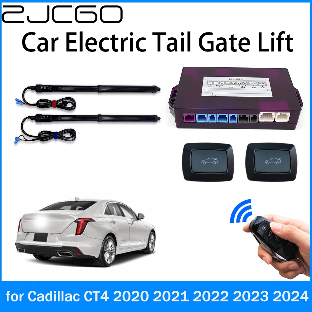 ZJCGO Power Trunk Электрическая Всасывающая Задняя Дверь Интеллектуальный Подъем Задней Двери для Cadillac CT4 2020 2021 2022 2023 2024