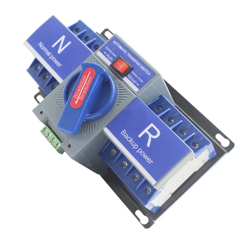 Автоматический переключатель передачи 63A 4P Автоматический переключатель двойной передачи питания с электромеханической блокировкой для замены 220 В