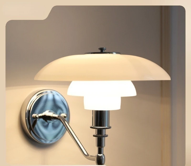 Датский Дизайнерский настенный светильник Ph в скандинавском стиле, Креативная гостиная, столовая, диван, ТВ-фон, Стеклянная стена, прикроватная лампа для спальни