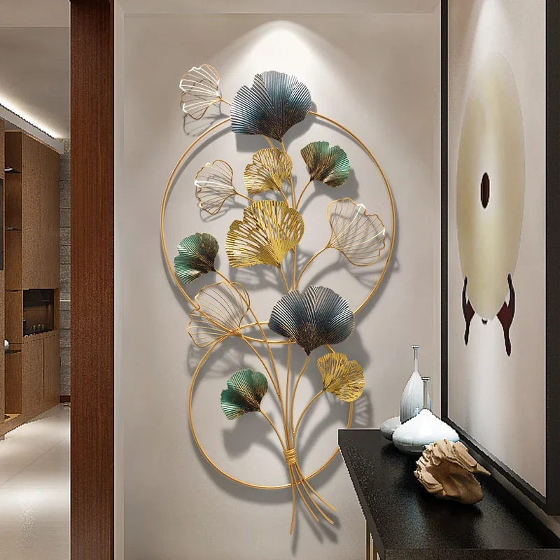 Креативное металлическое украшение стен диван для гостиной фоновая стена крыльцо трехмерный свет роскошь и железное искусство