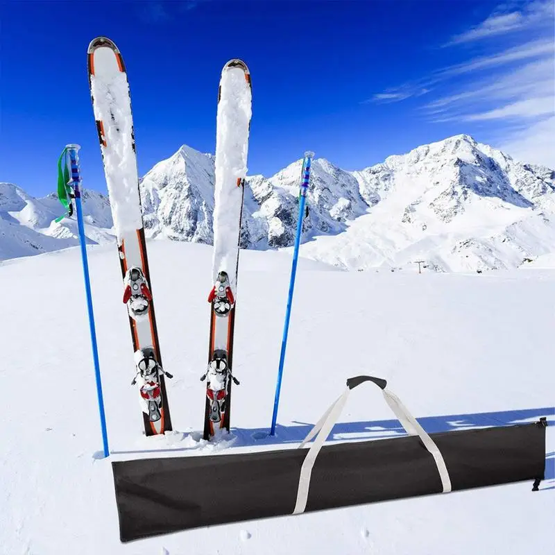 Лыжная сумка Сноубордическая сумка для лыжных путешествий Водонепроницаемая переносная лыжная сумка для снега Регулируемая ручка для путешествий и катания на лыжах