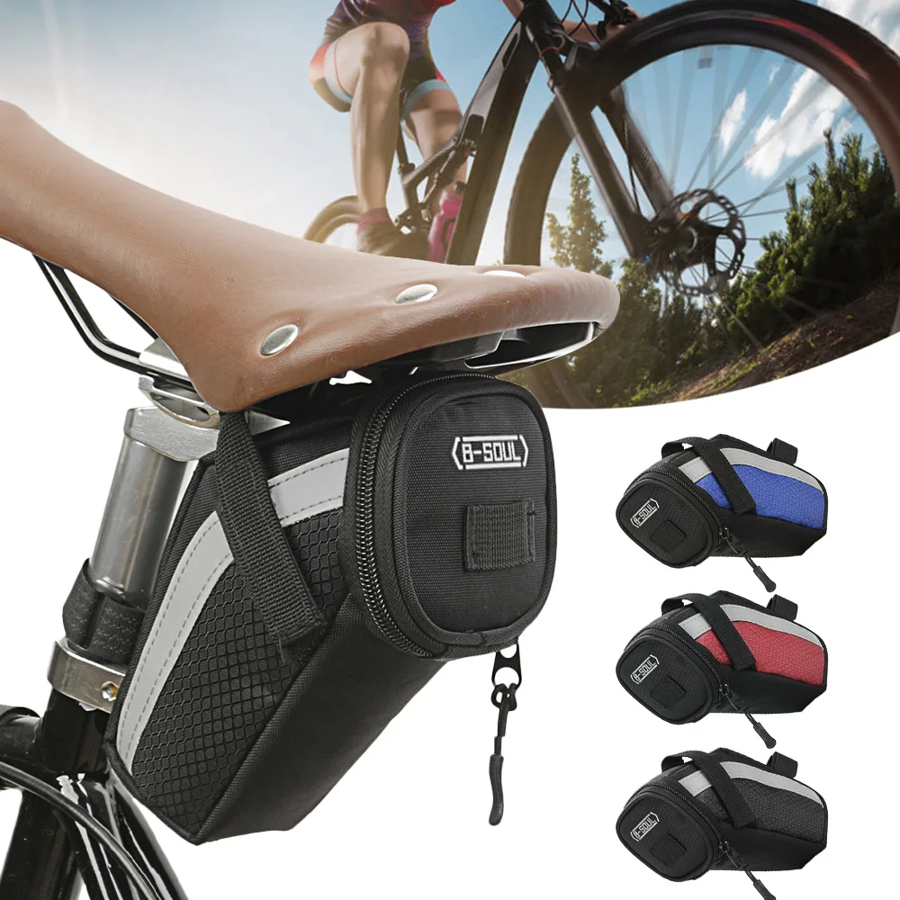 Непромокаемая Велосипедная сумка, Противоударная Велосипедная седельная сумка, надежная защита Велосипедного сиденья, Задняя сумка, аксессуары для велоспорта, B-SOUL