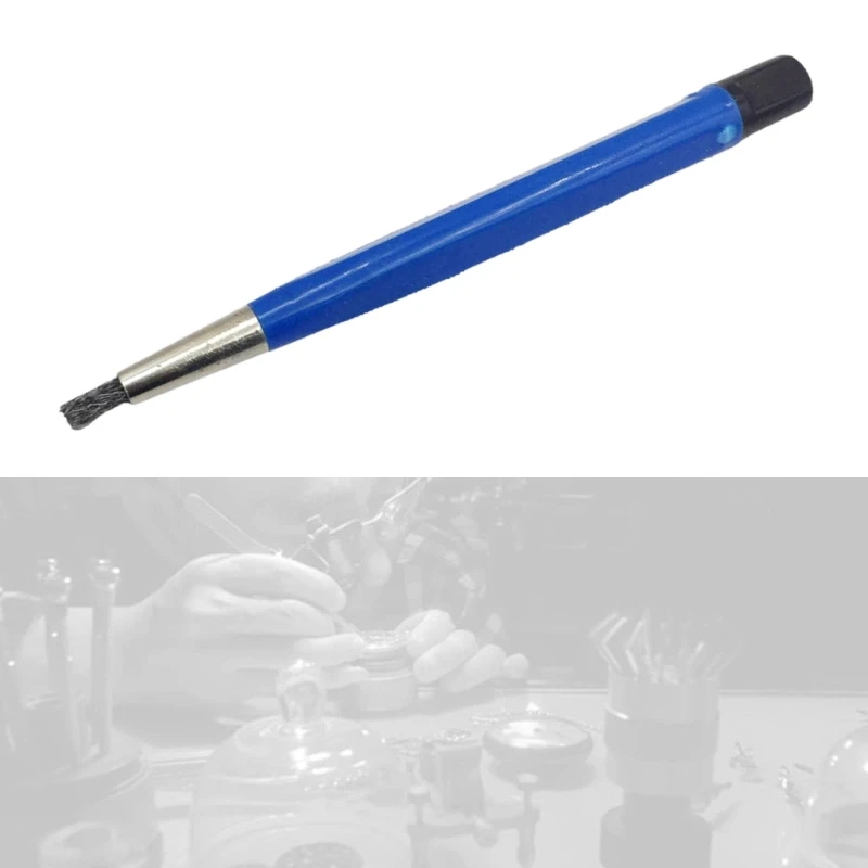 Ручка для чистки часов M6CF от ржавчины со стальной проволочной щеткой Scratch Brush Pen
