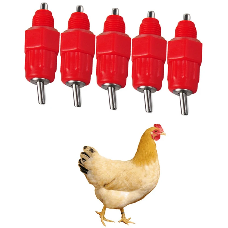 Фитинги для тройников для куриных сосков - Полностью автоматический комплект поилок для птицы, поилка для курицы, 10 шт.