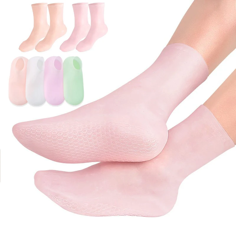 1 пара СПА-носков с сотовой амортизацией и защитой ног, пляжные носки для мужчин и женщин, высокоэластичные питательные носки для кожи