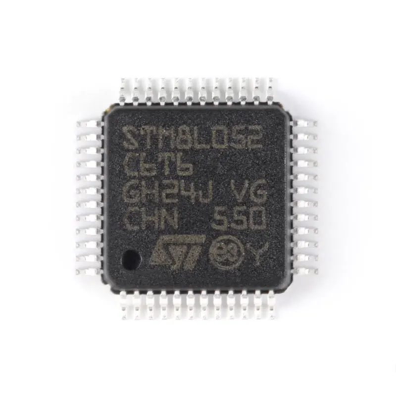 Оригинальный подлинный STM8L052C6T6 LQFP-48 16 МГЦ/32 КБ флэш-памяти/8-битный микроконтроллер-MCU