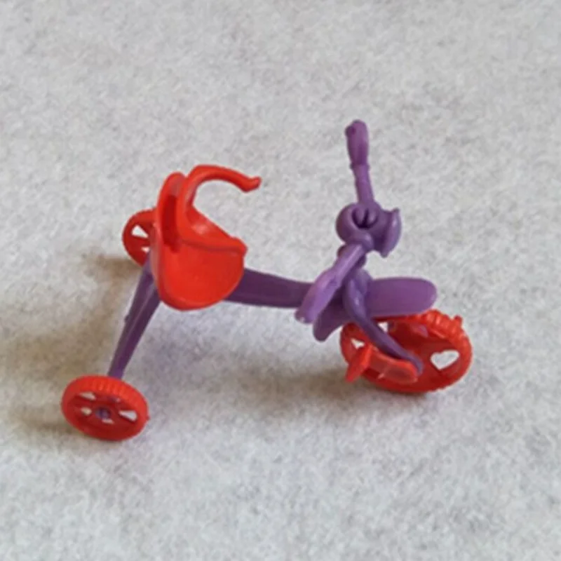 Маленькая тележка на трех колесах, 3,5-дюймовая кукла для переодевания, Игрушечные аксессуары, Ножной Трехколесный велосипед, маленькие аксессуары для кукол