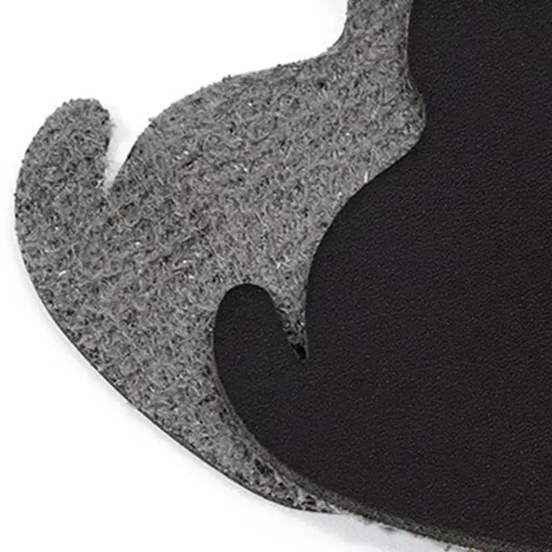 Черная кошачья закладка-закладка для чтения в форме кошки из искусственной кожи, Прочные зажимы для книжных страниц, Легкий забавный маркер для книжных страниц