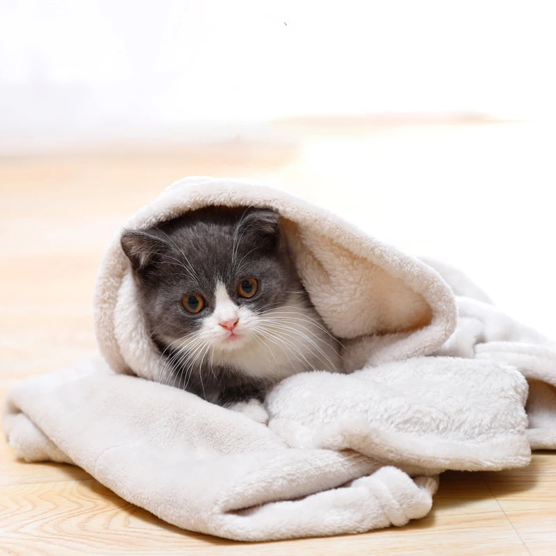 Одеяло для домашних животных для кошек оптовые поставки товаров для кошек коврик для питомника для собак коралловый бархат одеяло для кондиционера коврик для домашних животных