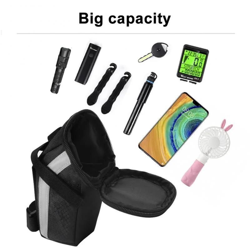 Непромокаемая Велосипедная сумка, Противоударная Велосипедная седельная сумка, надежная защита Велосипедного сиденья, Задняя сумка, аксессуары для велоспорта, B-SOUL