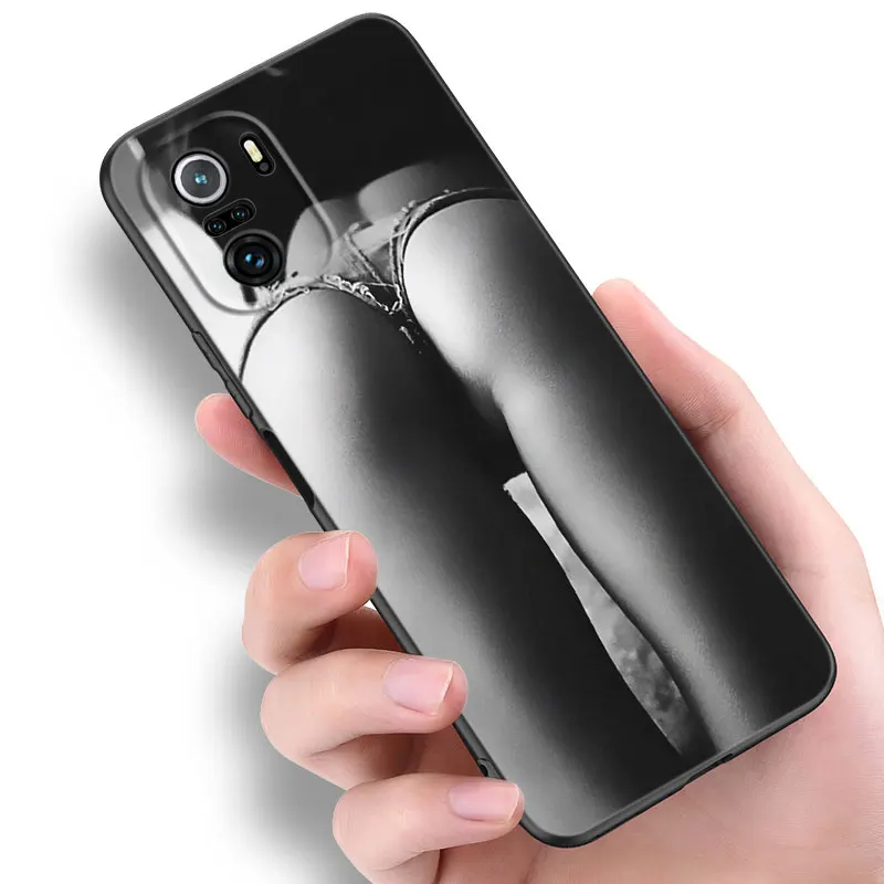 Сексуальный Женский Чехол Для Телефона Xiaomi Mi 9SE 9T 10T 11i 11T Lite NE POCO C40 F3 M3 X3 GT NFC M4 X4 Pro 5G Мягкий Черный Чехол