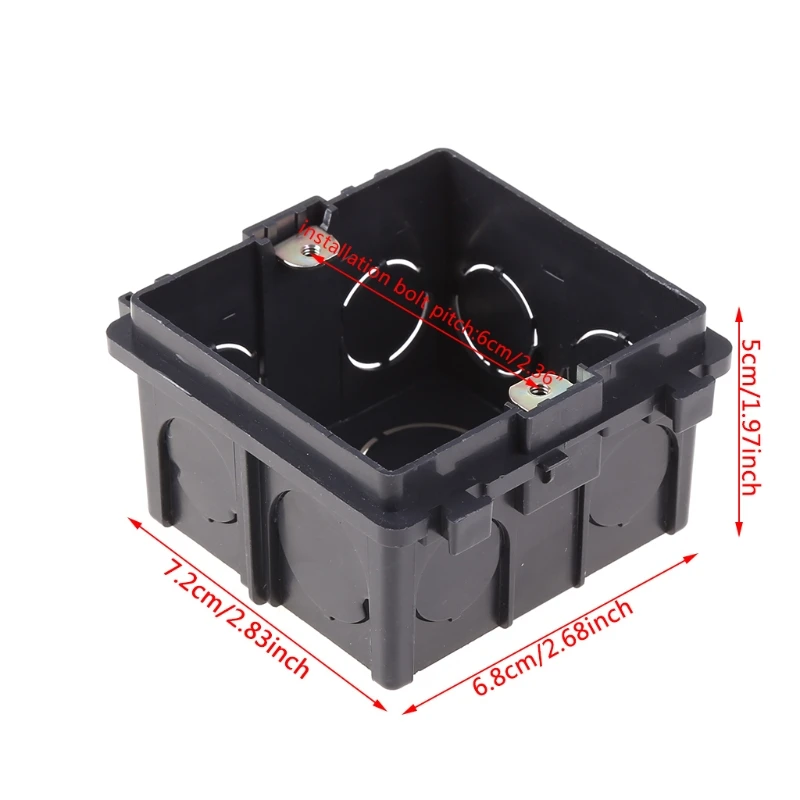 Кассета для настенного крепления распределительной коробки из ПВХ 86-го типа для основания розетки выключателя