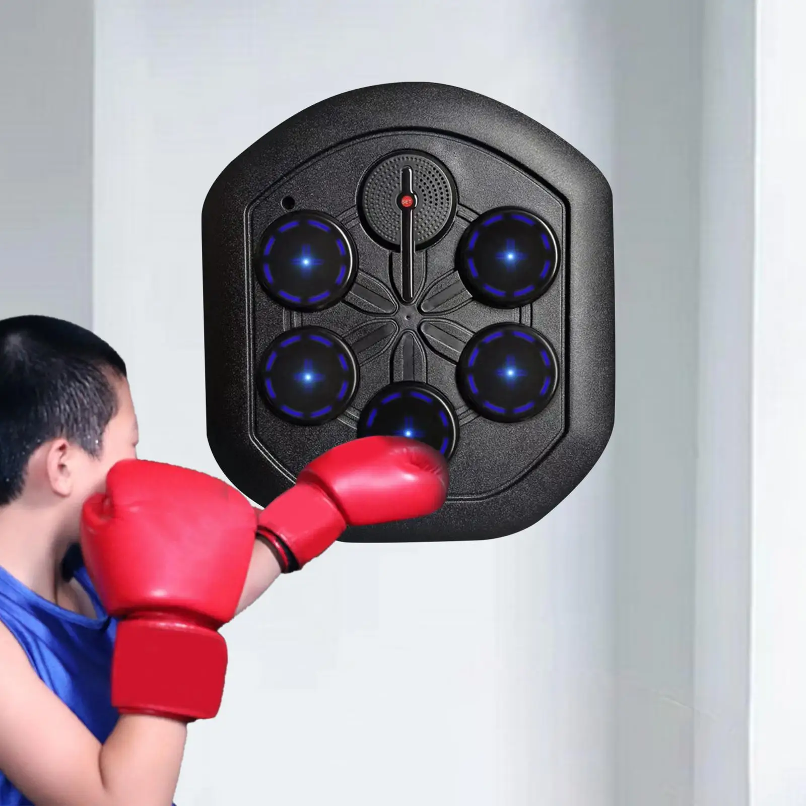 Музыкальный тренажер для бокса Музыкальный настенный с подсветкой для занятий спортом Дома Ударные навыки Силовые тренировки взрослых