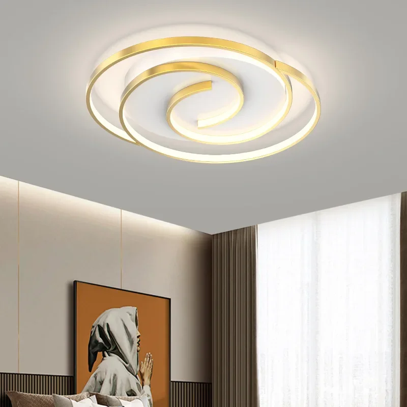 Современные светодиодные потолочные светильники Роскошные дизайнерские лампы для спальни, гостиной, столовой, кабинета, отеля, простые декоративные светильники для дома