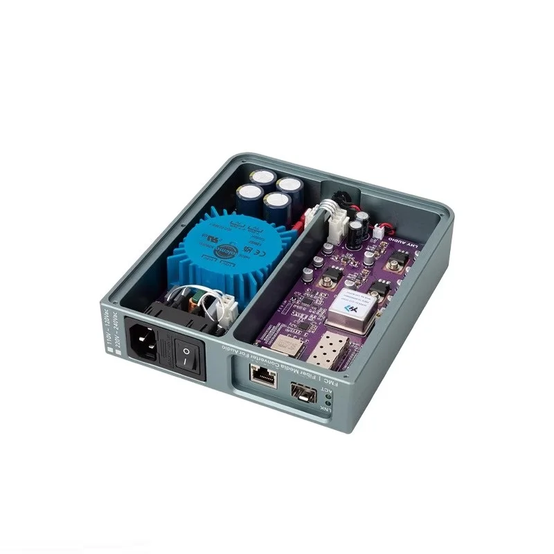 Новый очиститель FMC Audio HIFI Fever Ethernet Волоконно-оптический приемопередатчик OCXO кварцевый генератор постоянной температуры