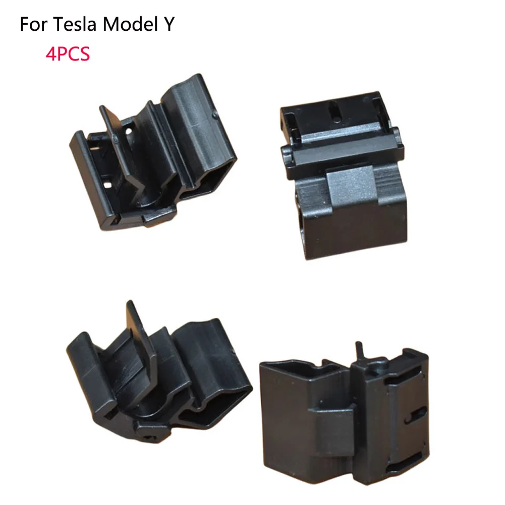 Повысьте безопасность и долговечность вашего автомобиля для Tesla Model Y 20 21 с помощью 4 зажимов для переднего бампера, коробки, пряжки, капота и багажника