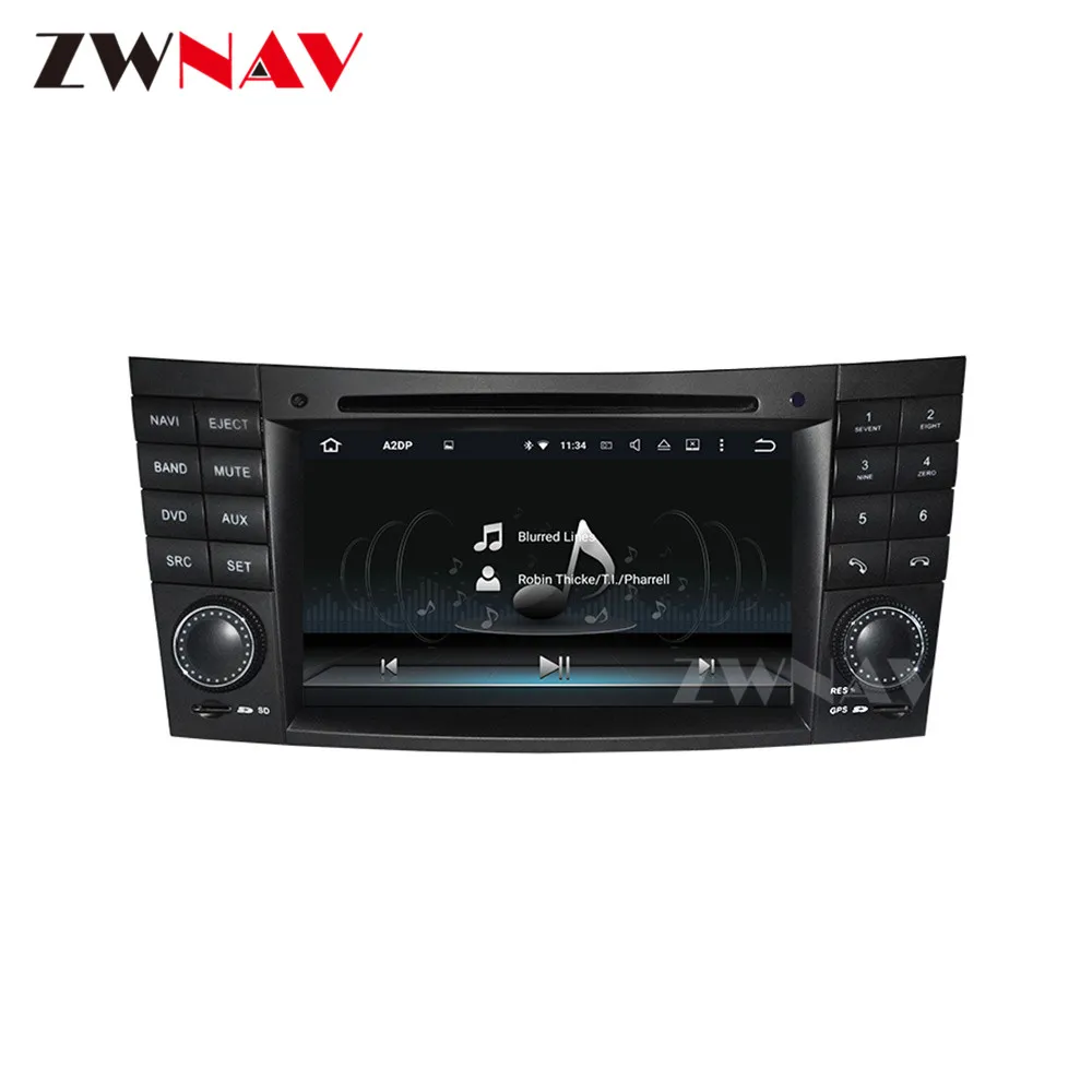 Для Benz E W211 2002-2008 CLS W219 2004-2011 CLK W209 Android Автомагнитола 2 Din Carplay Автомобильный Экран Мультимедиа Авто GPS DSP