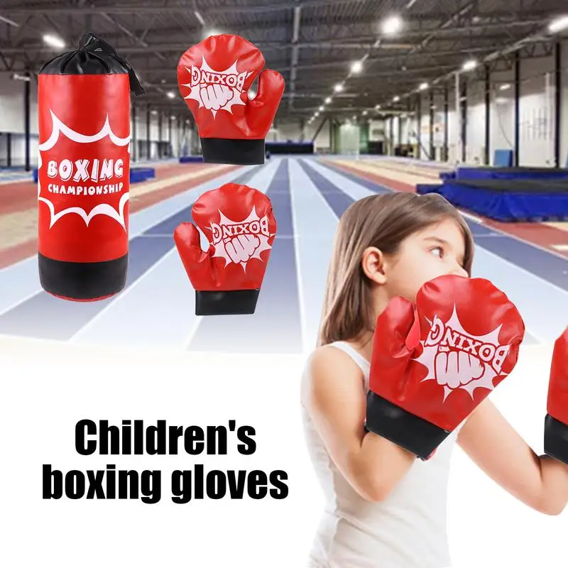 Боксерская груша для детей, боксерская груша для малышей, детские боксерские перчатки, мешок с песком для фитнеса в помещении, тренажеры для координации движений