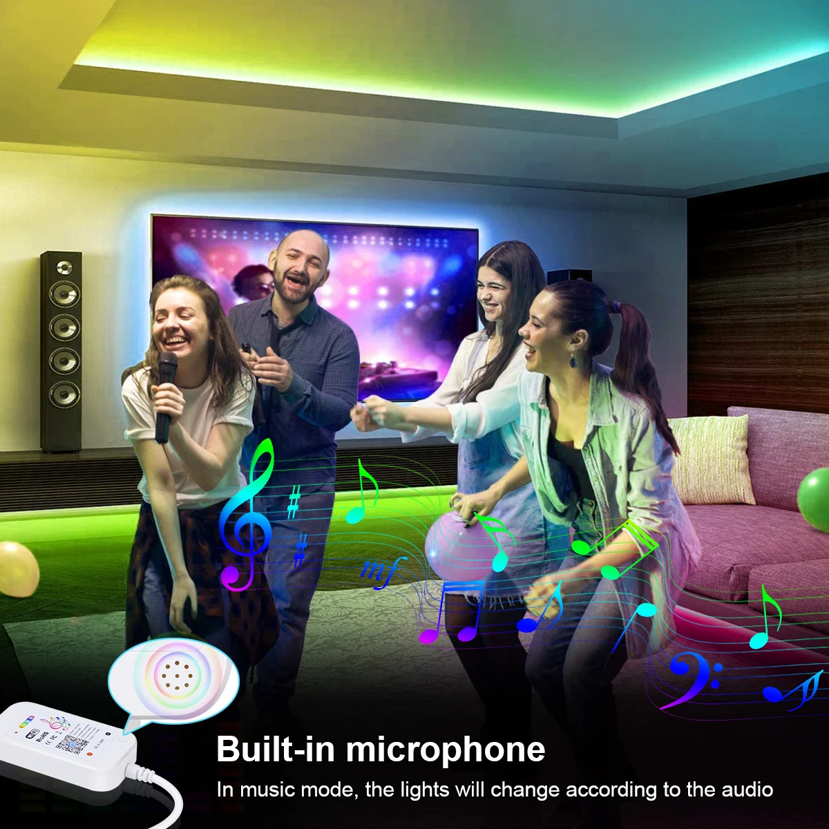 Аксессуары Для Светодиодных Лент RGB WiFi Контроллер 12V Tuya Smart Life App Голосовое Управление Работа С Alexa Google Home