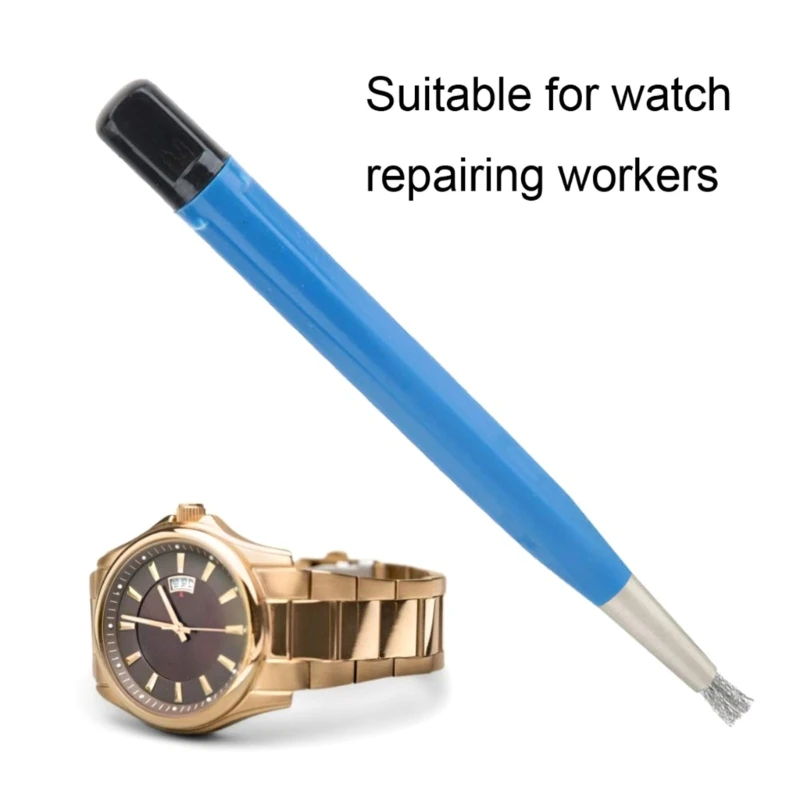 Ручка для чистки часов M6CF от ржавчины со стальной проволочной щеткой Scratch Brush Pen