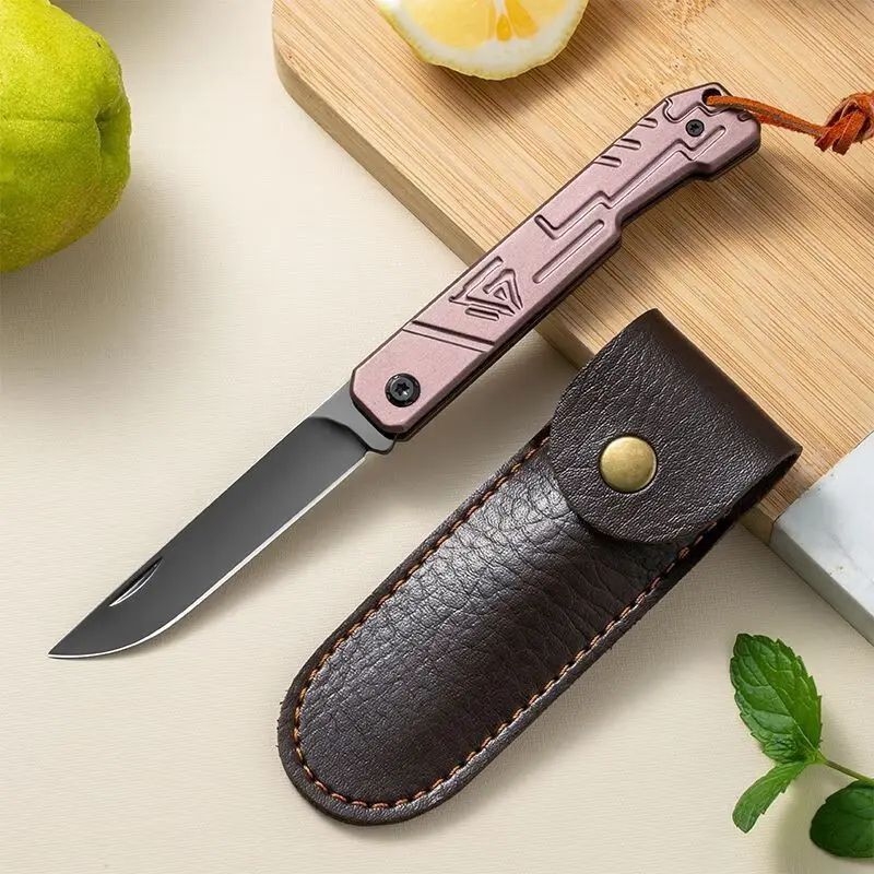 1 шт. высококачественный складной нож, острый разделочный нож высокой твердости, нож для фруктов на открытом воздухе, специальный нож для барбекю в кемпинге