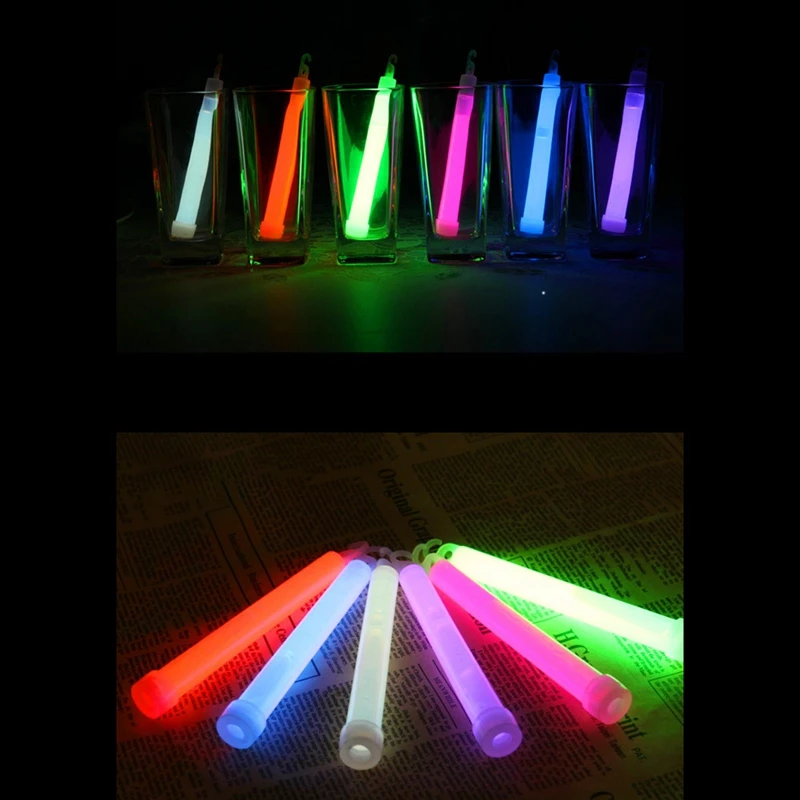 1 комплект флуоресцентных палочек для свечения при ходьбе и пешем туризме в кемпинге на открытом воздухе Аварийные принадлежности