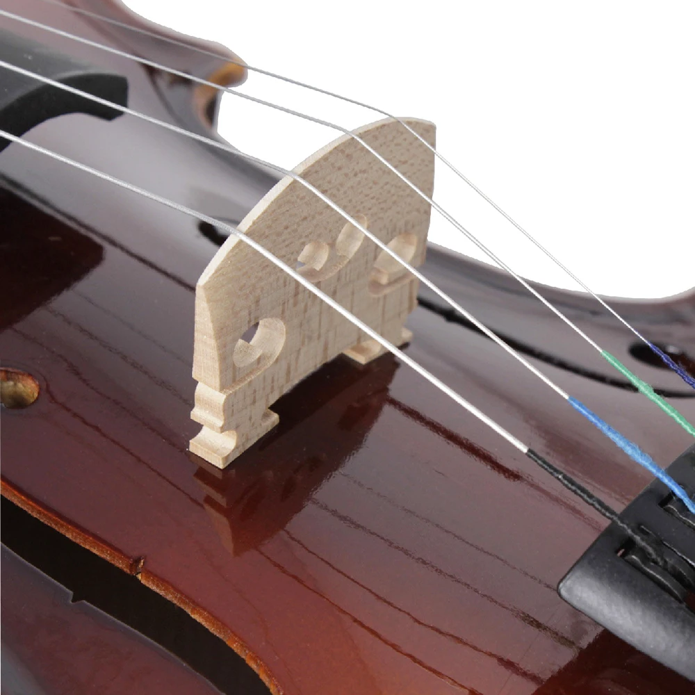 Профессиональная акустическая скрипка 4/4 Кленовая скрипка в винтажном стиле со смычком в футляре для начинающих студентов Подарок для детей Музыкальный инструмент