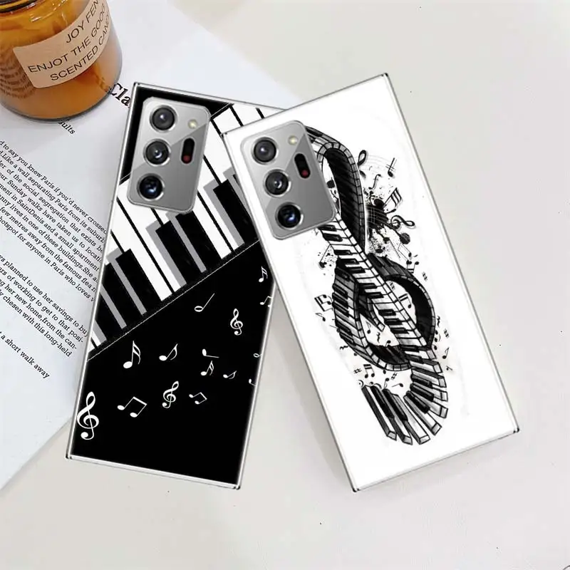 Клавиши Пианино Музыкальный Чехол Для Телефона Samsung Galaxy S23 S22 Ultra S21 Plus S20 FE S10 S10E S9 S8 Plus S7 Чехол