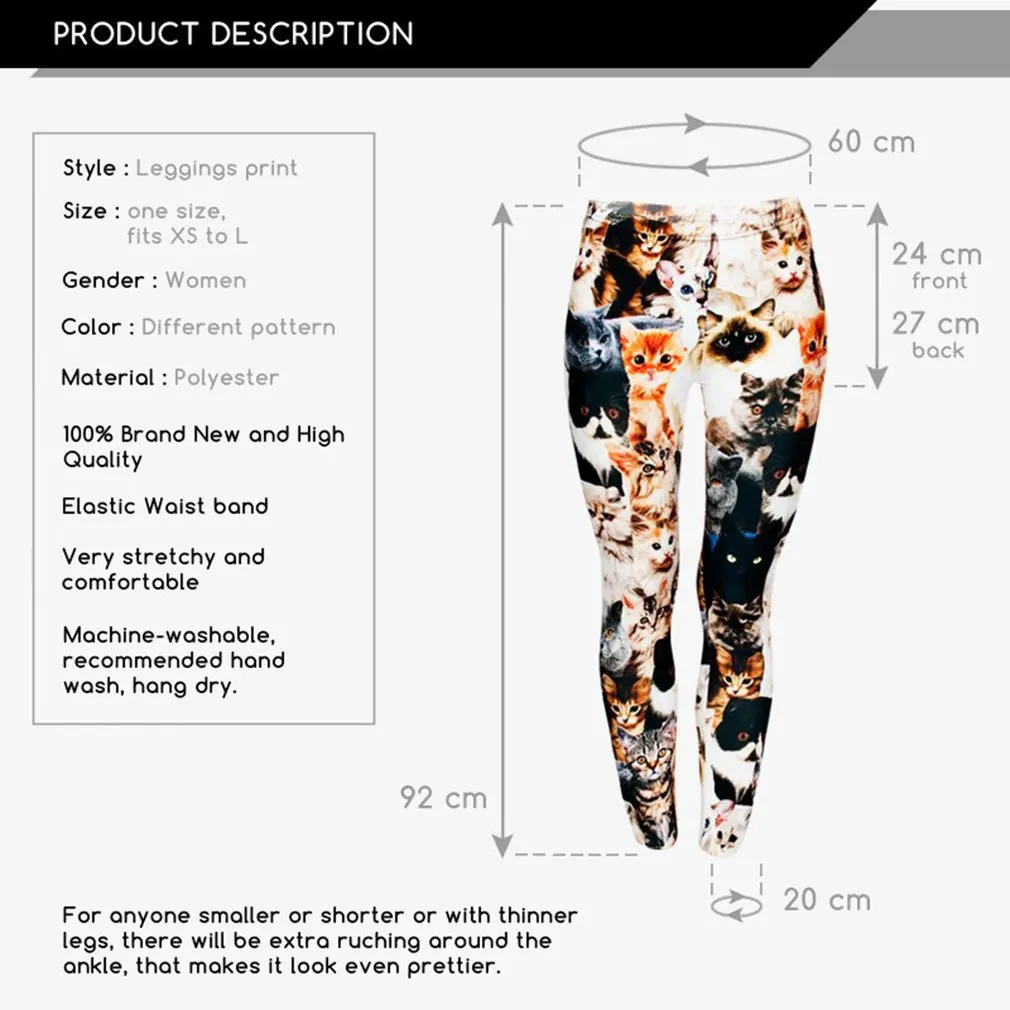Креативные женские брюки с персонализированной печатью, модные брюки с высоким эластичным низом, эластичные Дышащие повседневные штаны для йоги, фитнеса и спорта