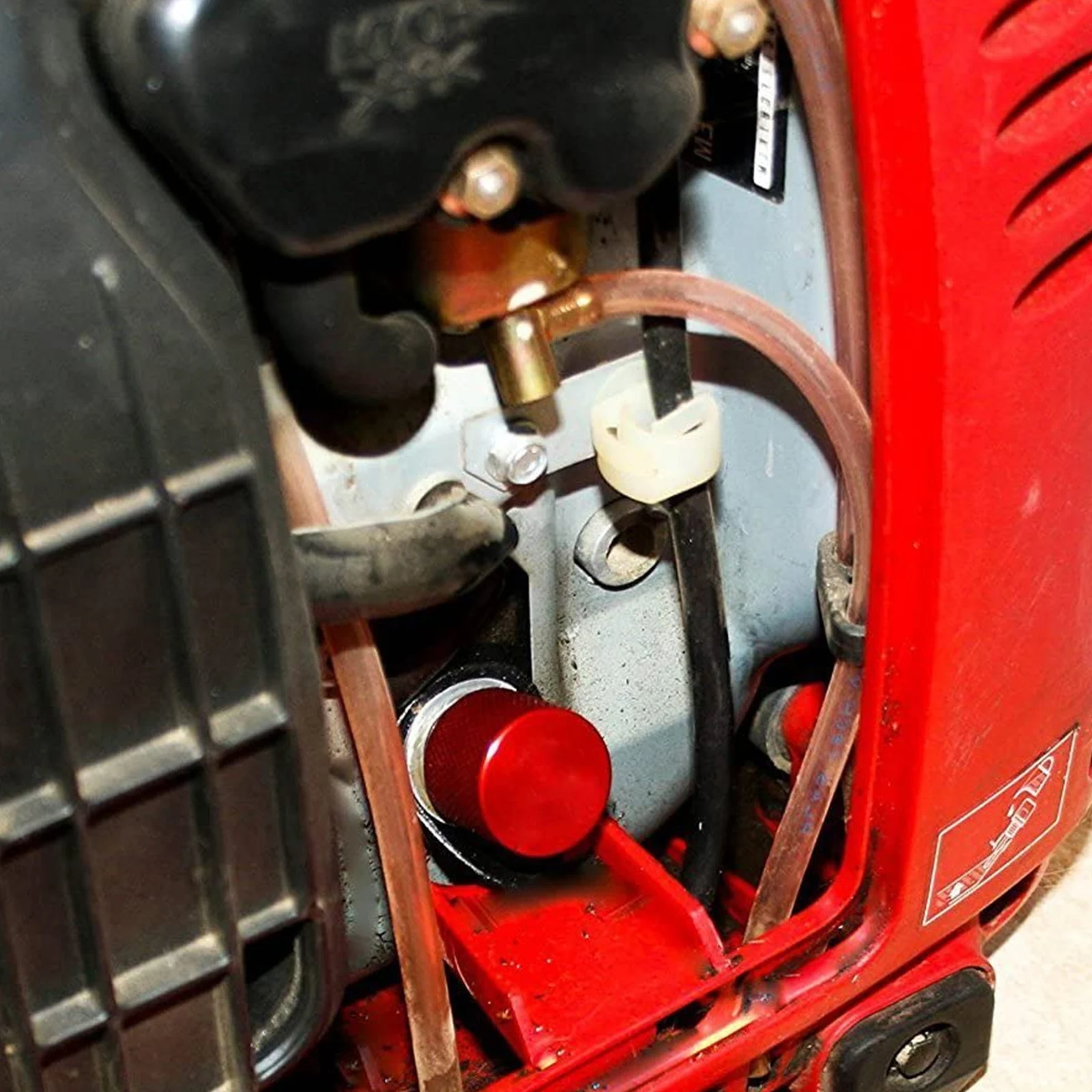 Areyourshop Алюминиевый Удлиненный газовый колпачок Масляная воронка Магнитный щуп для генератора Honda