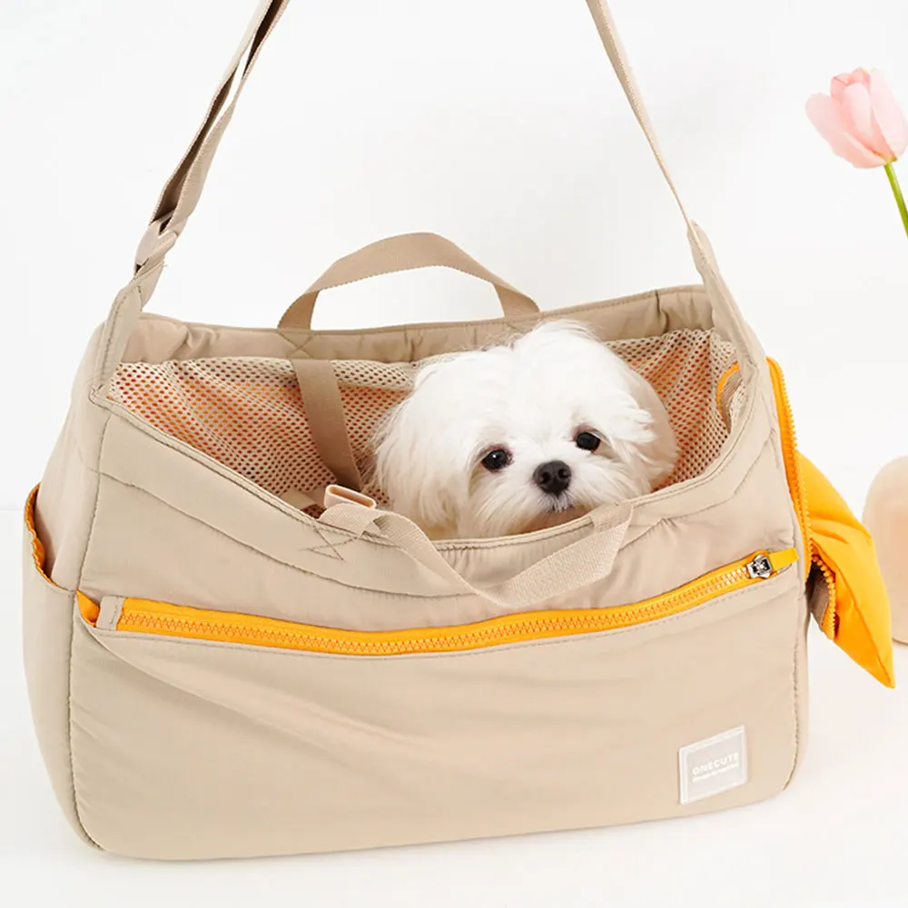 Милая сумка-переноска для домашних животных, дорожная сумка через плечо, деловые пакеты, Транспортная корзина для собак Samll среднего размера.