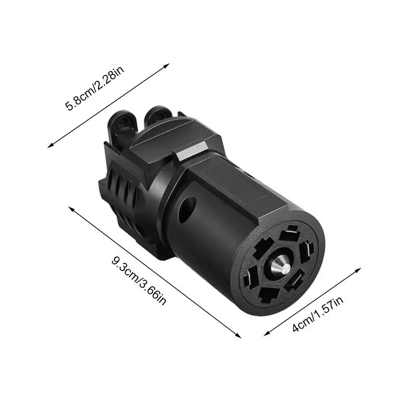 Мощный 7-контактный штекер для прицепа 12 В, Водонепроницаемые заглушки, адаптер для розетки, Сцепное устройство для прицепа, Аксессуары для адаптера