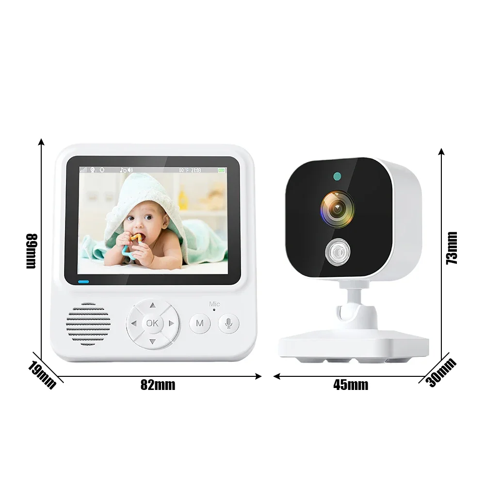 Новый Беспроводной Цветной Радионяня 2,4 ГГц Smart Baby Monitor с Камерой Наблюдения Nanny Cam Security Electronic Babyphone Для Кормления Плачущих Младенцев