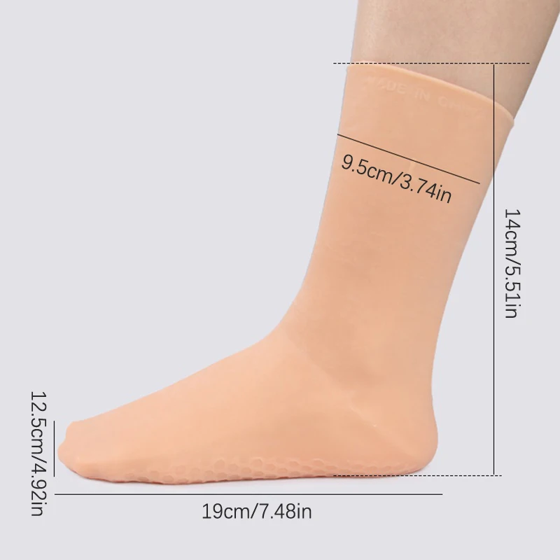 1 пара СПА-носков с сотовой амортизацией и защитой ног, пляжные носки для мужчин и женщин, высокоэластичные питательные носки для кожи